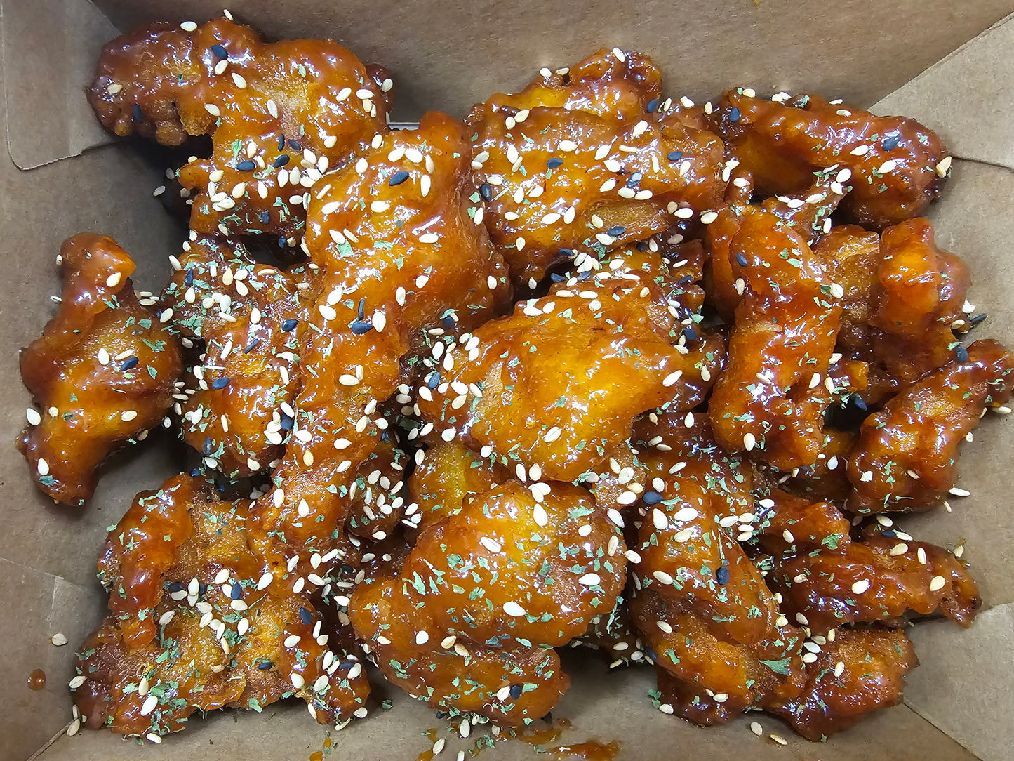 Sweet Crispy Fried Korean Chicken (Dakgangjeong)