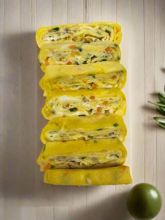 Korean rolled omelette