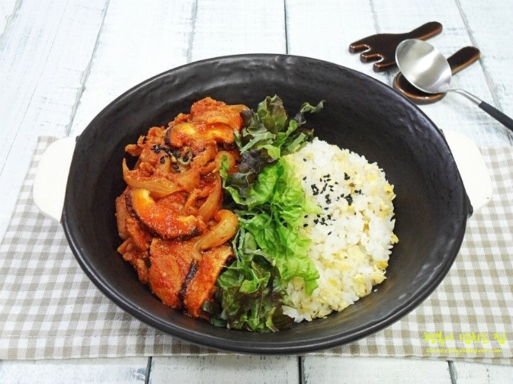 Spicy Pork Bulgogi Rice Bowl