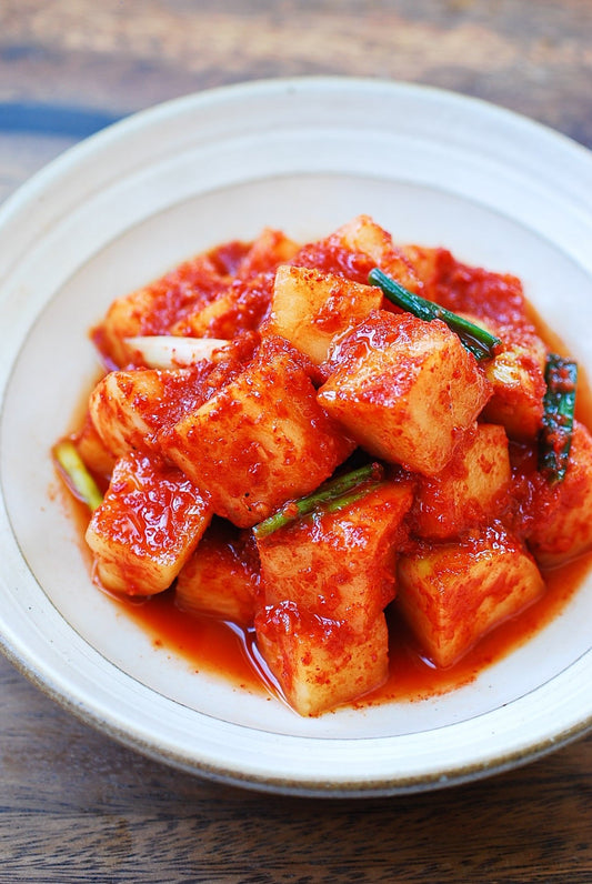 Cubed Radish Kimchi (per 32 oz)