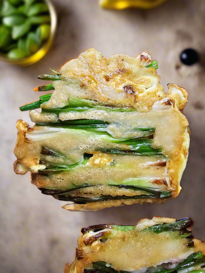 Korean seafood pancake